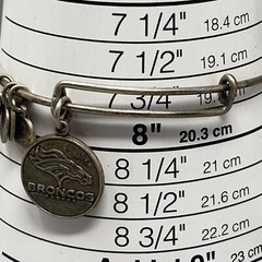 Alex Ani Bracelet Charm Lot 3 Silver Tone Dangle Mom Broncos NFL Sports Symbol