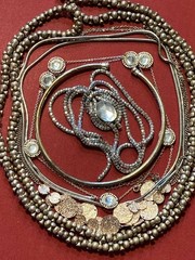 2 LB Tangled Jewelry Treasure Hunt Lot 100% UNSEARCHED Gold Tone Silver Tone