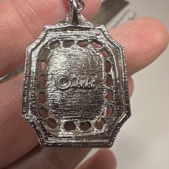Vintage 1973 Sarah Coventry Silver tone Necklace “Autumn Beauty” Faux Agate 24″