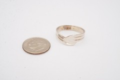 Vintage Sterling Silver 925 Ring Size 8.5 Textured P8