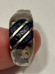 VTG Sodalite Sterling Silver 0.925 Men’s pinky