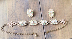 Vintage Set Necklace And Earrings