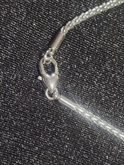VTG 90’s David Grau Silvertone Rope Necklace Lavender & Yellow Crystal Pendant