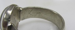 Misc. Lot of 3 Women’s Sterling Silver Rings w/ Stones ~ 14g ~ 5-F458