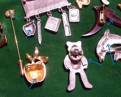 Vintage & Modern Designer Pin FIGURAL PINS, STICK PINS, TAC PINS Variety LOT