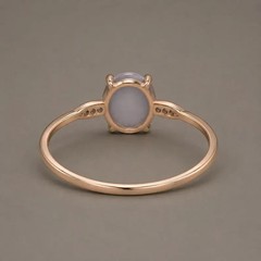 Natural Star Sapphire Ring 925 Sterling Silver Oval Cabochon Minimalist Handmade