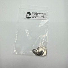 Vintage Elvis Presley Love Me Tender Heart Pendant Necklace Silver Tone Retro