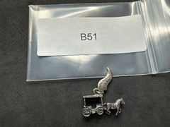 3.51g Vintage Sterling Silver 925 Horse Carriage Mackinac Island Pendant M