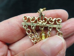 Vintage 1960’s Golden Seed Bead w/Multiple Chain Necklace Adjustable