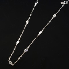 Danish Silver Necklace w/ Zircons – Lund Copenhagen
