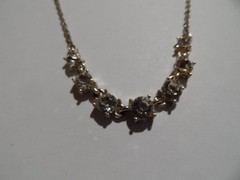 Vintage Rhinestone Necklace 17″ to 20″