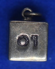 Vintage Sterling Silver- “ITS COMING” Box Charm