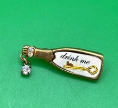 Vintage Maximal art Drink pin Wine Drinker Cute Small