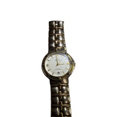 Vintage Croton Quartz Miyota 23K Gold Plated watch Silver/Gold Tone – Mens