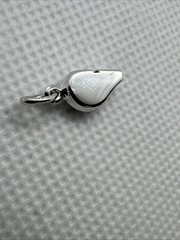 Sports Whistle Vintage Shiny JMF Sterling Silver 925 Bracelet Charm Pendant A2