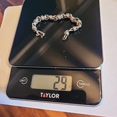 VTG Taxco Mexico Sterling Silver Coil Chain Bracelet