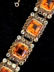 Exceptional Vintage Hobe Rhinestone Bracelet