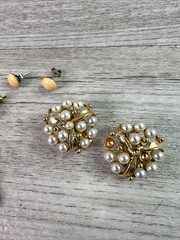 Vintage Lot Of 3 Various Earrings Unbranded & Lisner