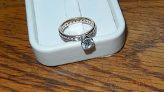 SALE 14k YG 2.27 tcw Diamond Solitaire Eternity Band Ring–sz 5¼ – SI2-I/J color