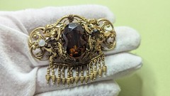 rare vintage brooch made in uSSR Czech broch