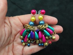 Vintage What We Wore In The 1980’s Gypsy Style Pierced Earrings