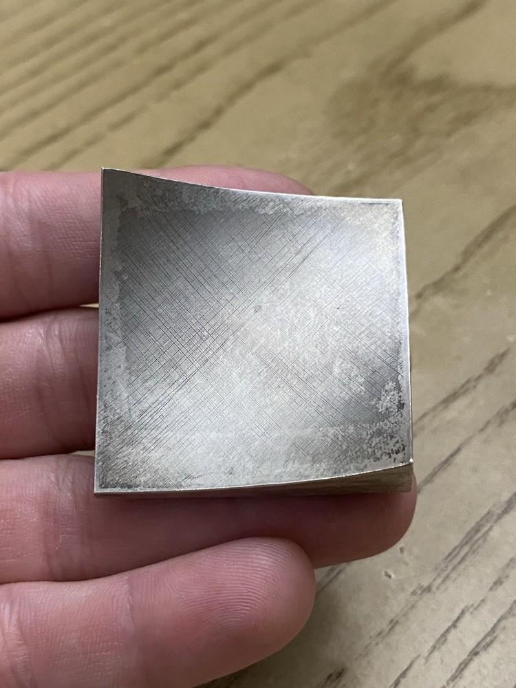 Vintage Sterling Silver 925 Tested Estate Acquired Modernist Abstract Brooch Pin