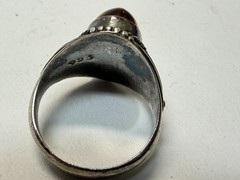 Vintage 925 Sterling Silver Baltic Amber Ring – Size 5.25
