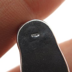 925 Sterling Silver Vintage It’s a Boy Baby Shoe Oxidized Mini 3D Charm Pendant