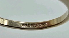 VTG ESPO 14KT Yellow Gold G.E. Electroplated Cubic Zirconia Solitaire Ring SZ9.5
