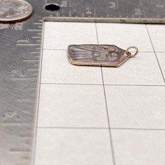 Vintage Tribal Bird Silver Pendant