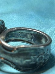 Amelia Silver Plate Vintage Mixed Lot: 9 Rings & Bracelets Silver Plate Metal