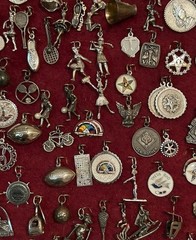Travel Charms Sterling silver 1950s to 1970s Vintage Charms Sold Separately