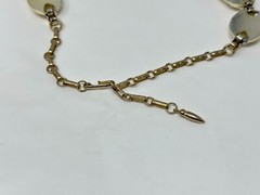 Unique Vintage Goldtone OVAL Link Choker 16-18″ Necklace