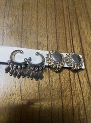 Set of 14 Pairs – Silver Gold Pearl Gem Vintage Clip-On Earrings