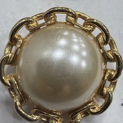 Vintage Classic Paolo Clip On Gold Tone Faux Pearl Earrings 2 Pair