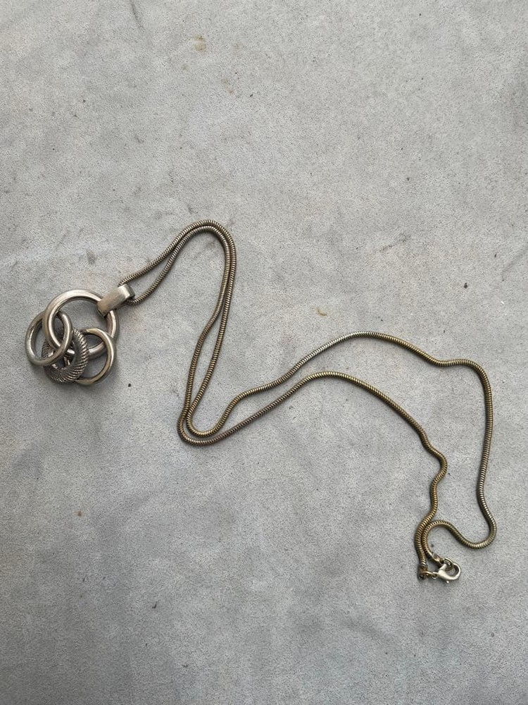 Vintage Necklace 39cm Chain 4cm Pendant Antique Indian Jewelry