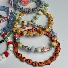 Kidcore Bracelet Lot Dress Up Party Favor Some Vintage All Plastic