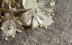 Vintage Flower Braelet w/ Rhinestones