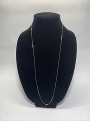 Vintage Medici Gold Tone 30” Serpentine Gold Tone Chain Necklace.