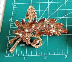 Vnt D&E Juliana Brooch Marked by Style