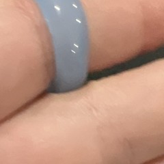 Lucite Plastic Ring Size 7.5