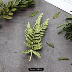 Vintage Green Color Leaf Plant Brooch Stick Pin Flower Women Jewelry Gift New