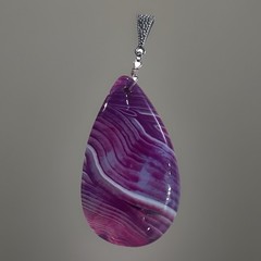 Tear-Drop Shape Stone Pendants Colorful Artesian Art-to-Wear 3pcs Natural BOHO