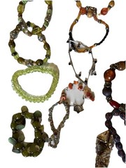 Lot Of 25 Vintage Bracelets, Precious Stones, Glass, Crystal, Silvertone Metal