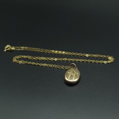 Vintage 12K GF W.C. Co Engraved Oval Photo Locket 17″ Necklace