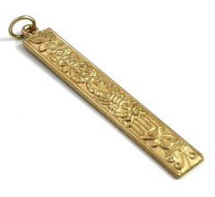 Vintage Scorpio Pendant Scorpion Zodiac Charm Sign Jewelry Vintage Brass