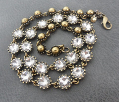 Ann Taylor Crystal Riviere Necklace Anna Wintour Georgian Revival Collet Collar