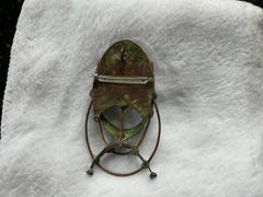 Vintage George McCann?Brutalist Pendant/Brooch Pin Copper Brass Substantial