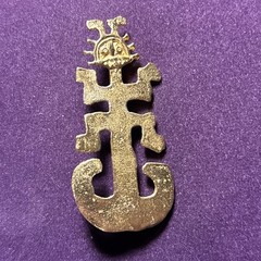 Signed MMA Tolima Figure Pre Columbian Brooch Pin