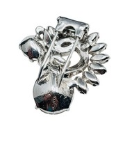 Vintage Eisenberg Rhinestone Fur Clip Brooch Beautiful